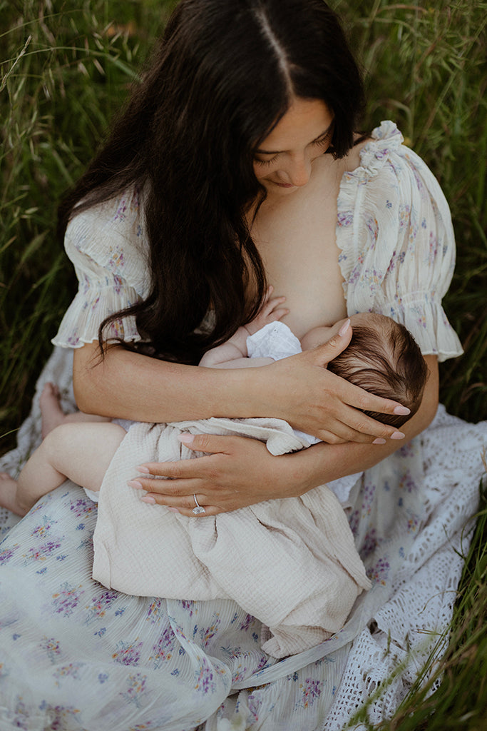 Crinkled Chiffon Dress (Women) - Antique White