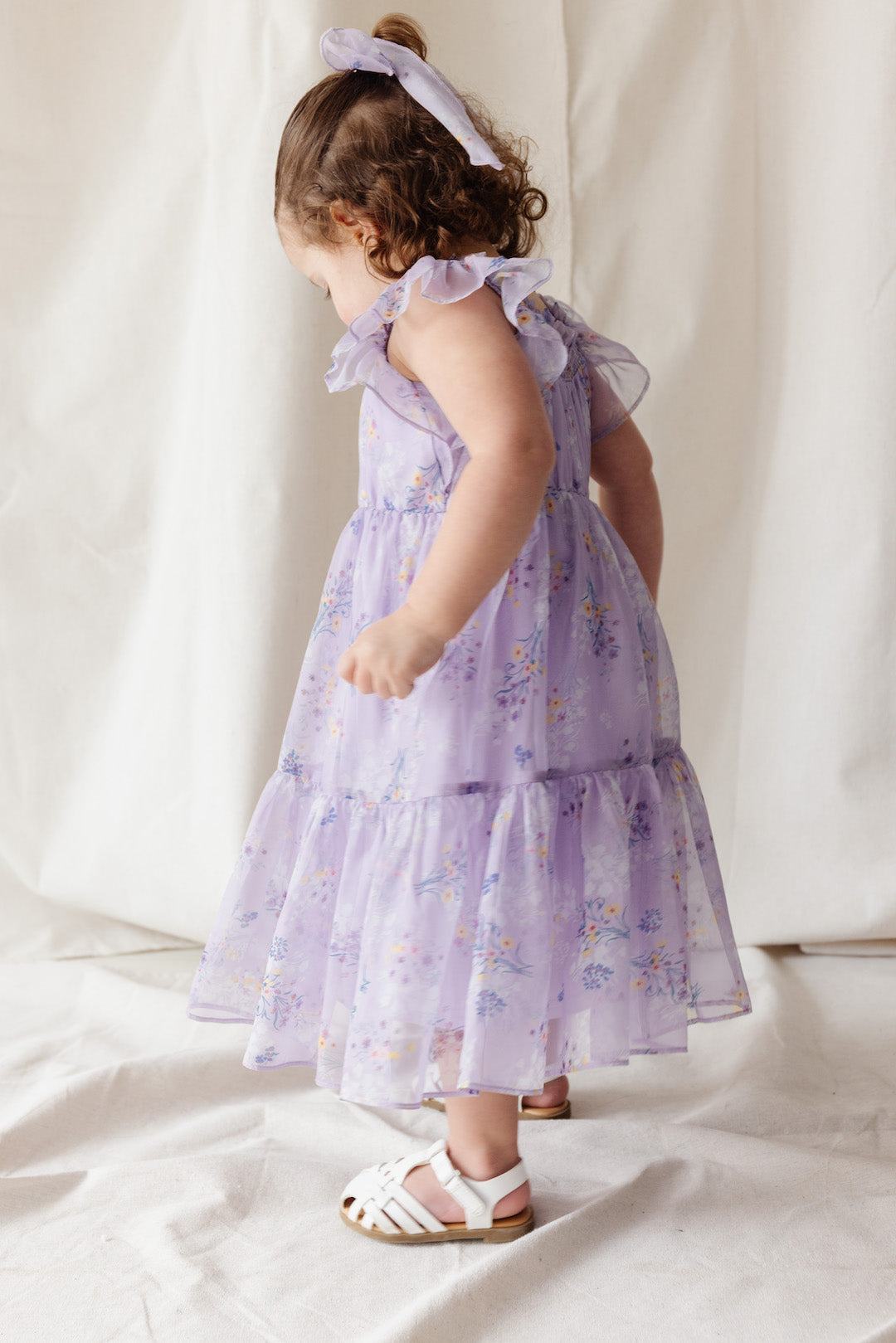 Mini Bouquet Dress - Wisteria