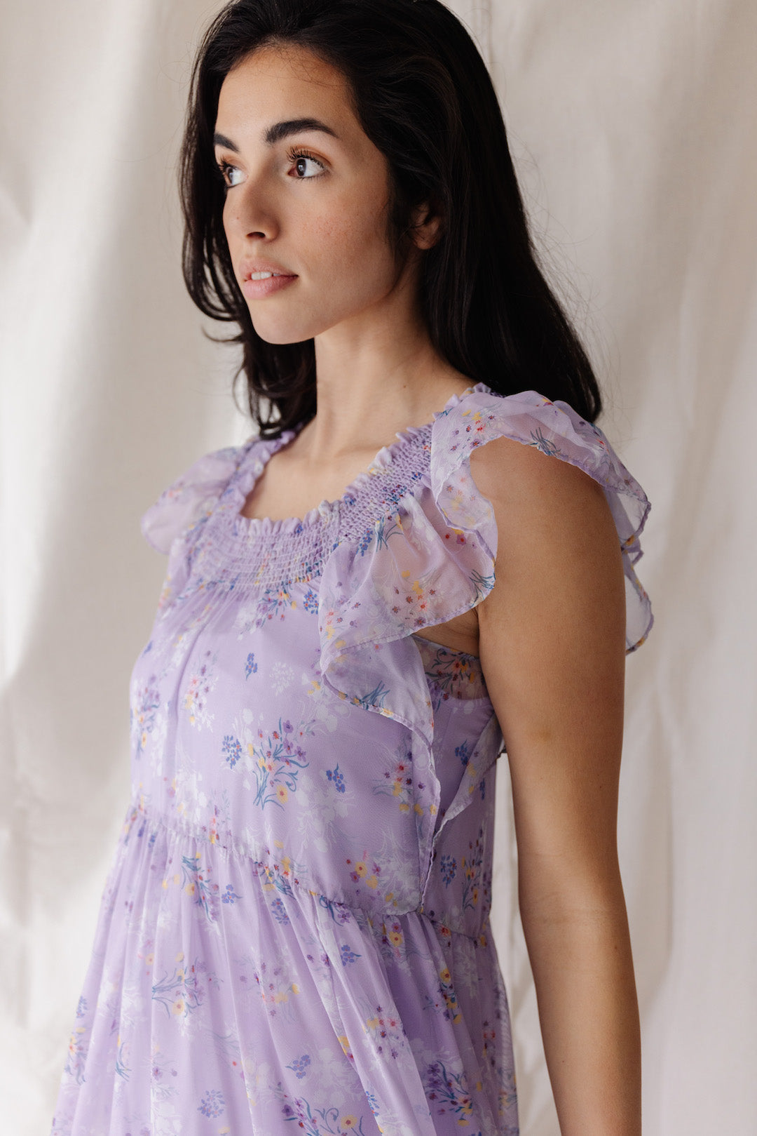 Mini Bouquet Dress (Women) - Wisteria