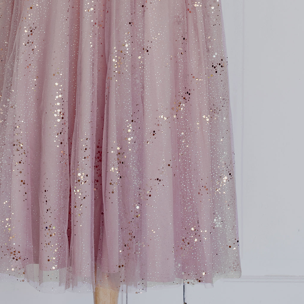 Velour Ballerina Dress (Women) - Dusty Pink (FINAL SALE)