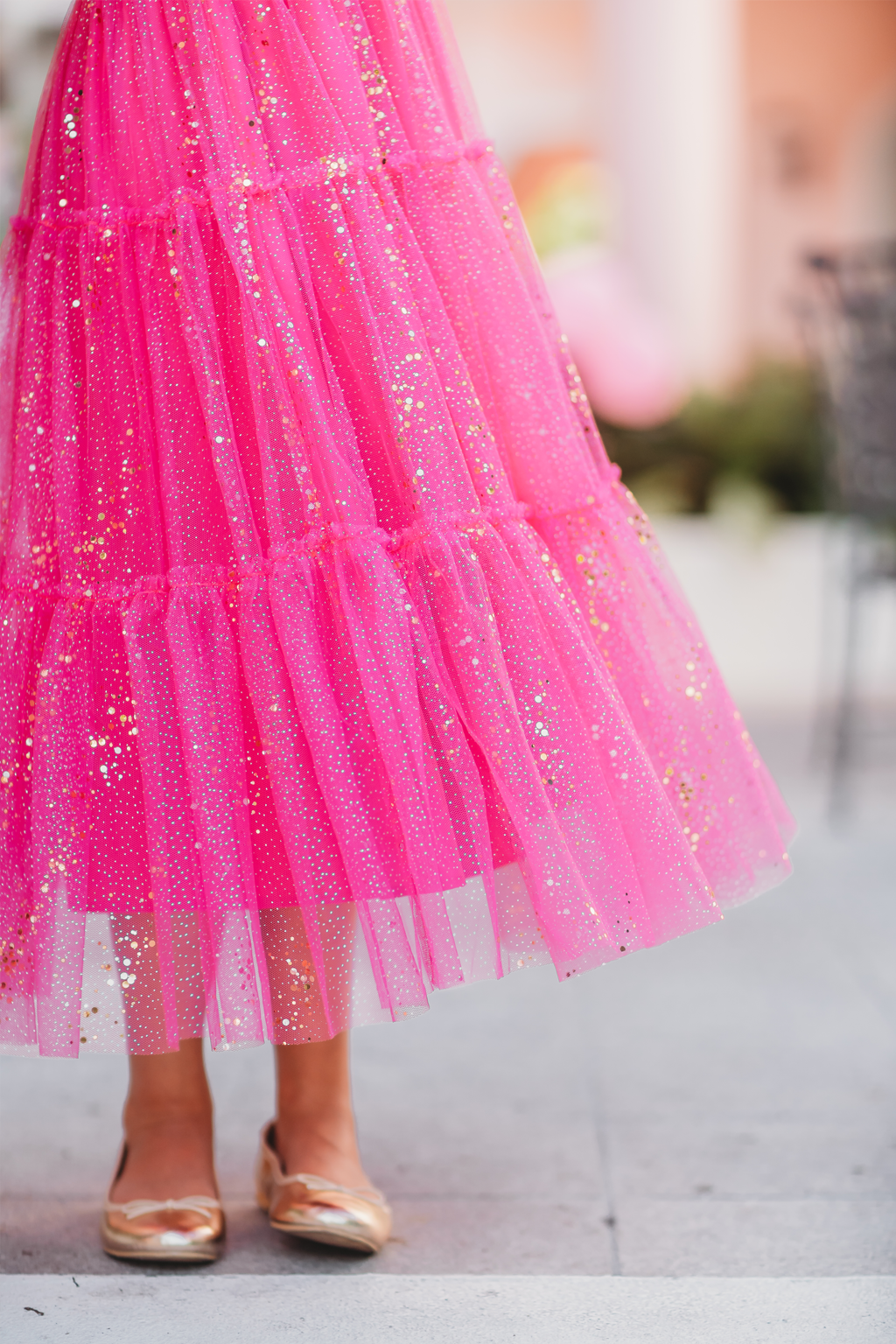 Glimmer Dress - Festive Fuchsia