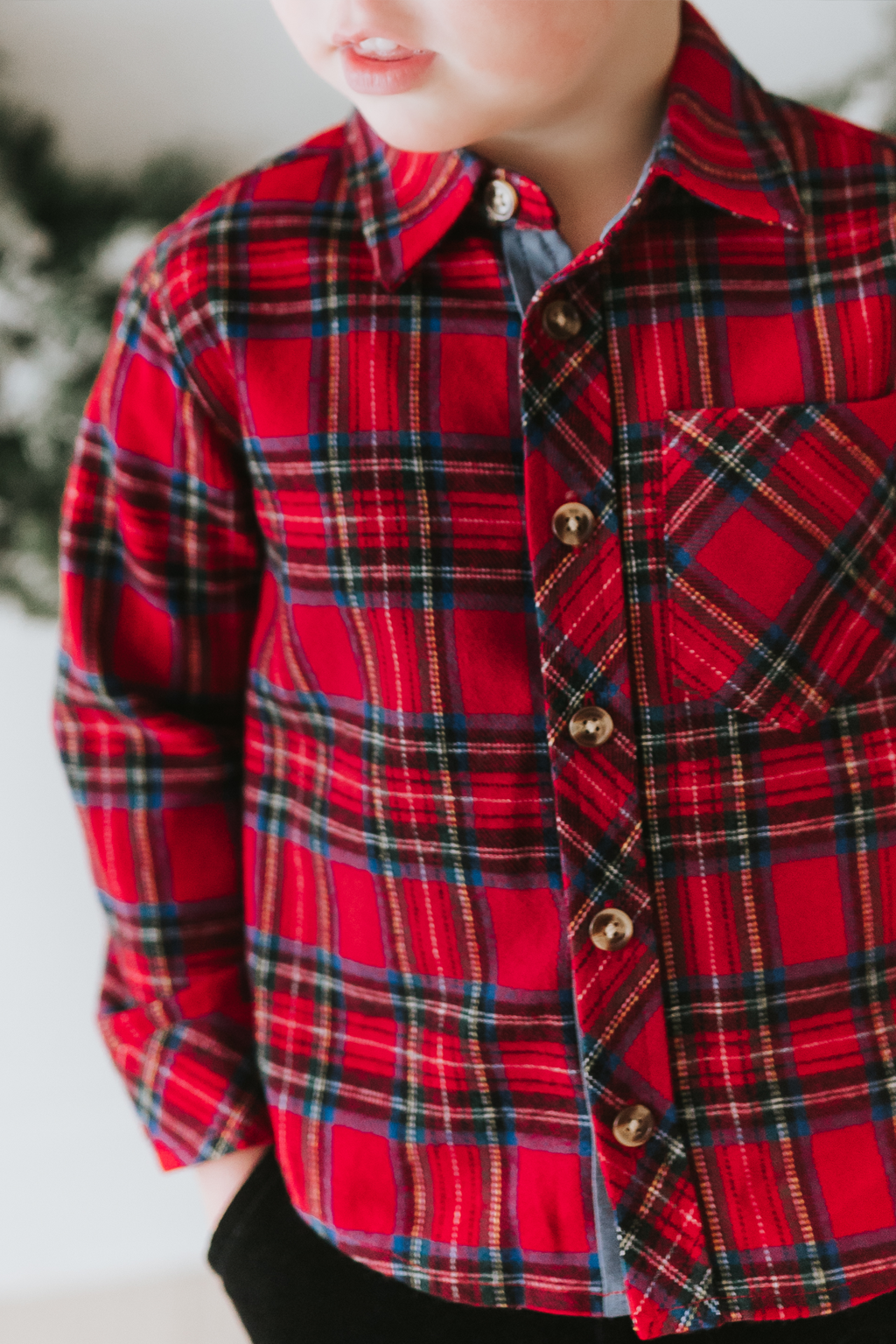 Mad for Plaid Shirt (Boys) - Red