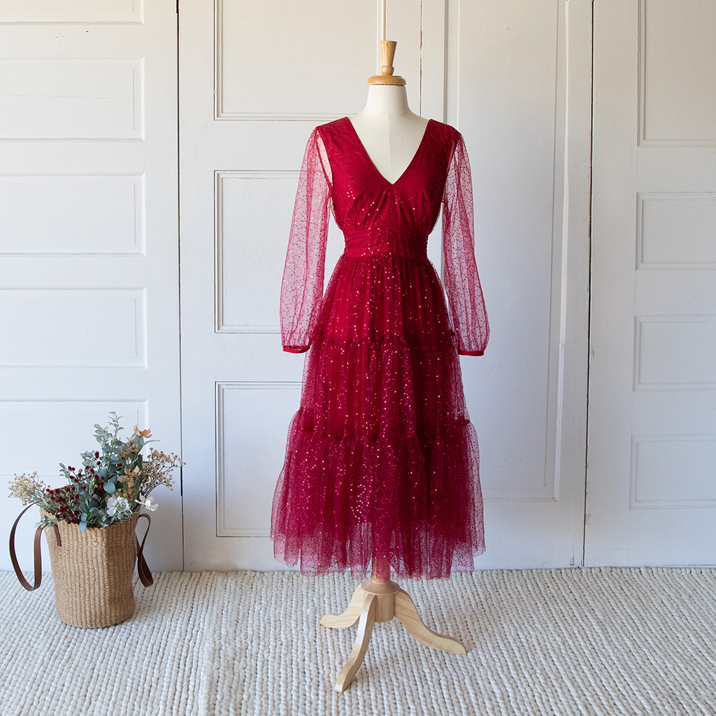 Starlet Dress (Women) - Crimson (FINAL SALE)