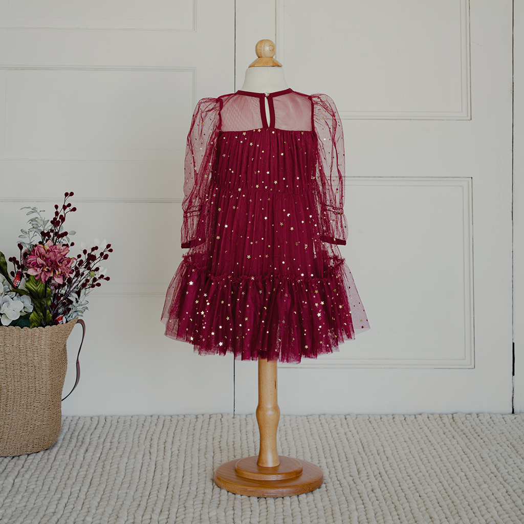 Starlet Dress - Crimson