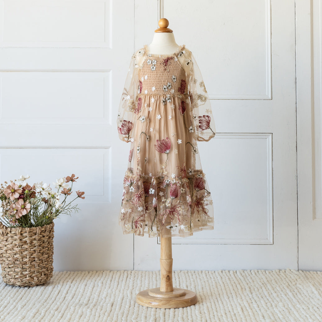Autumn Blossom Dress (Girls) (FINAL SALE)