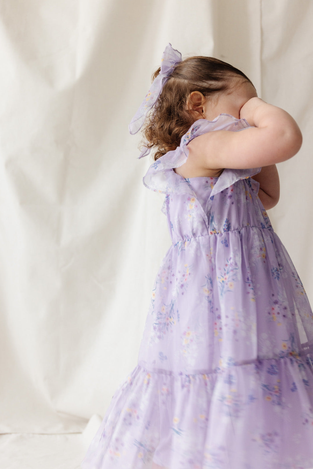 Mini Bouquet Dress - Wisteria (FINAL SALE)