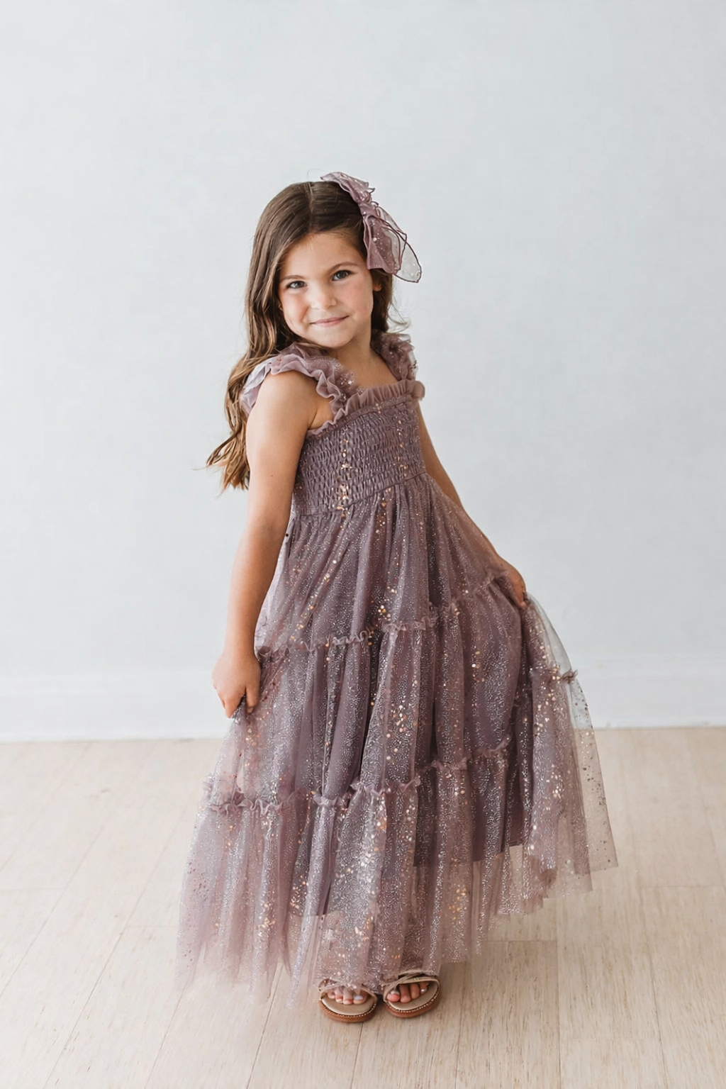 Glimmer Dress - Sugared Plum