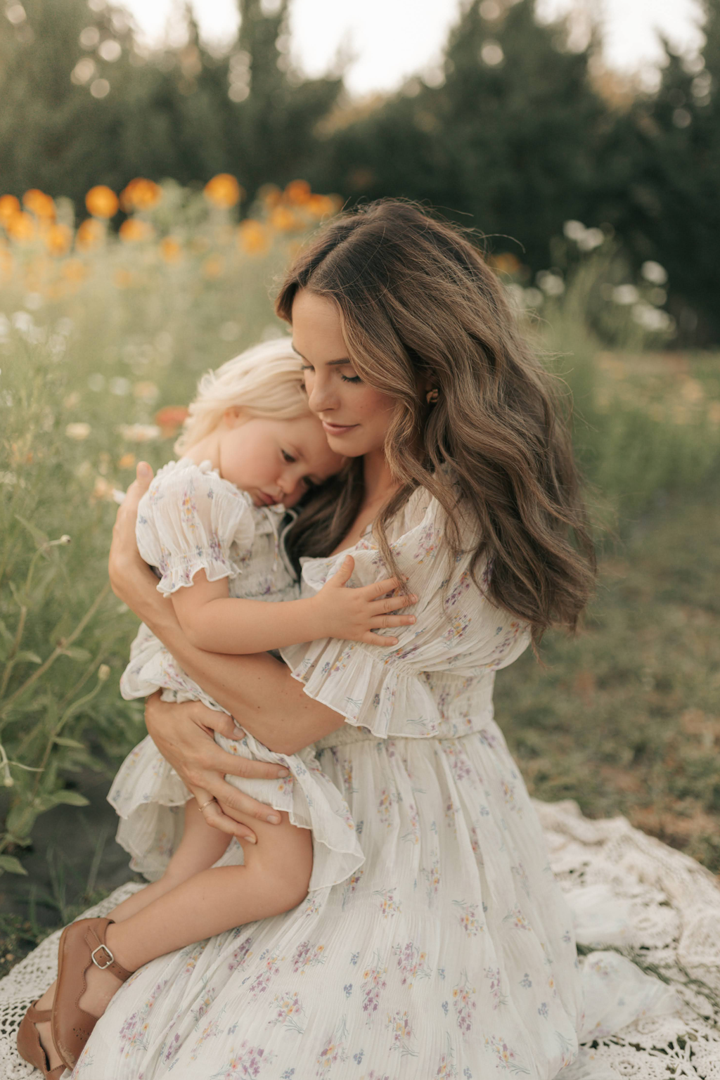 Crinkled Chiffon Dress (Women) - Antique White