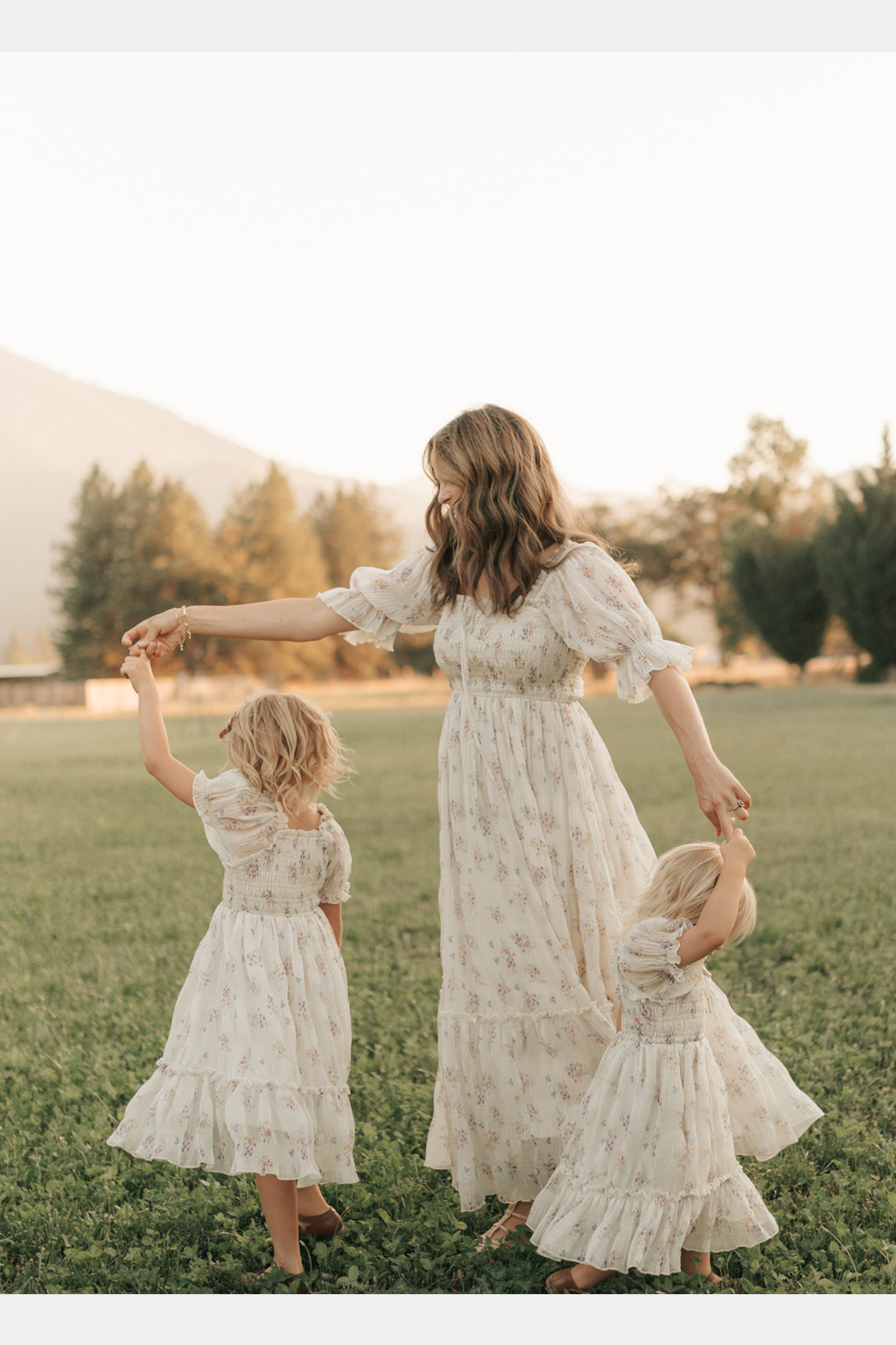 Crinkled Chiffon Dress (Women) - Antique White