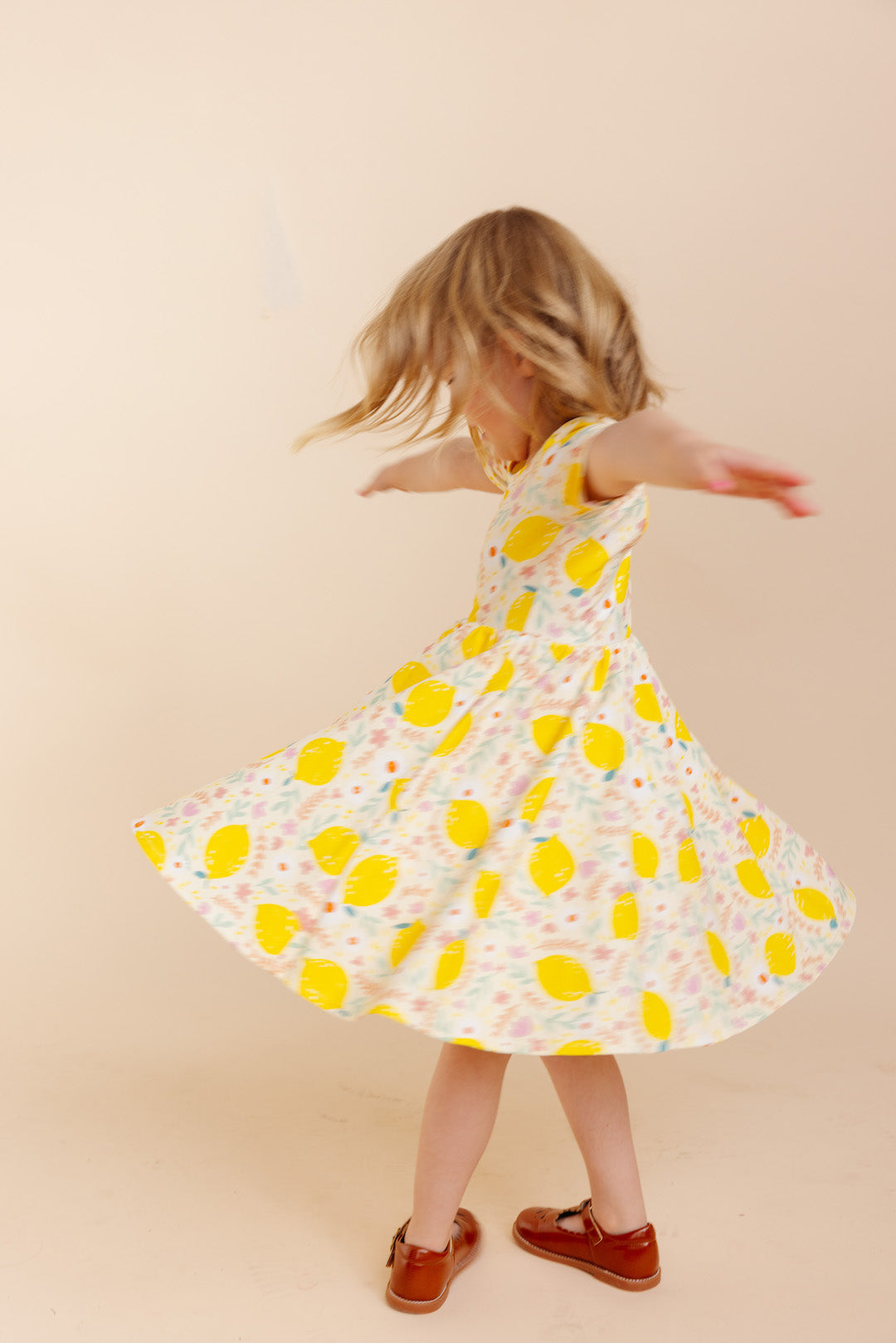 Organic Knit Ballet Dress - Lemon