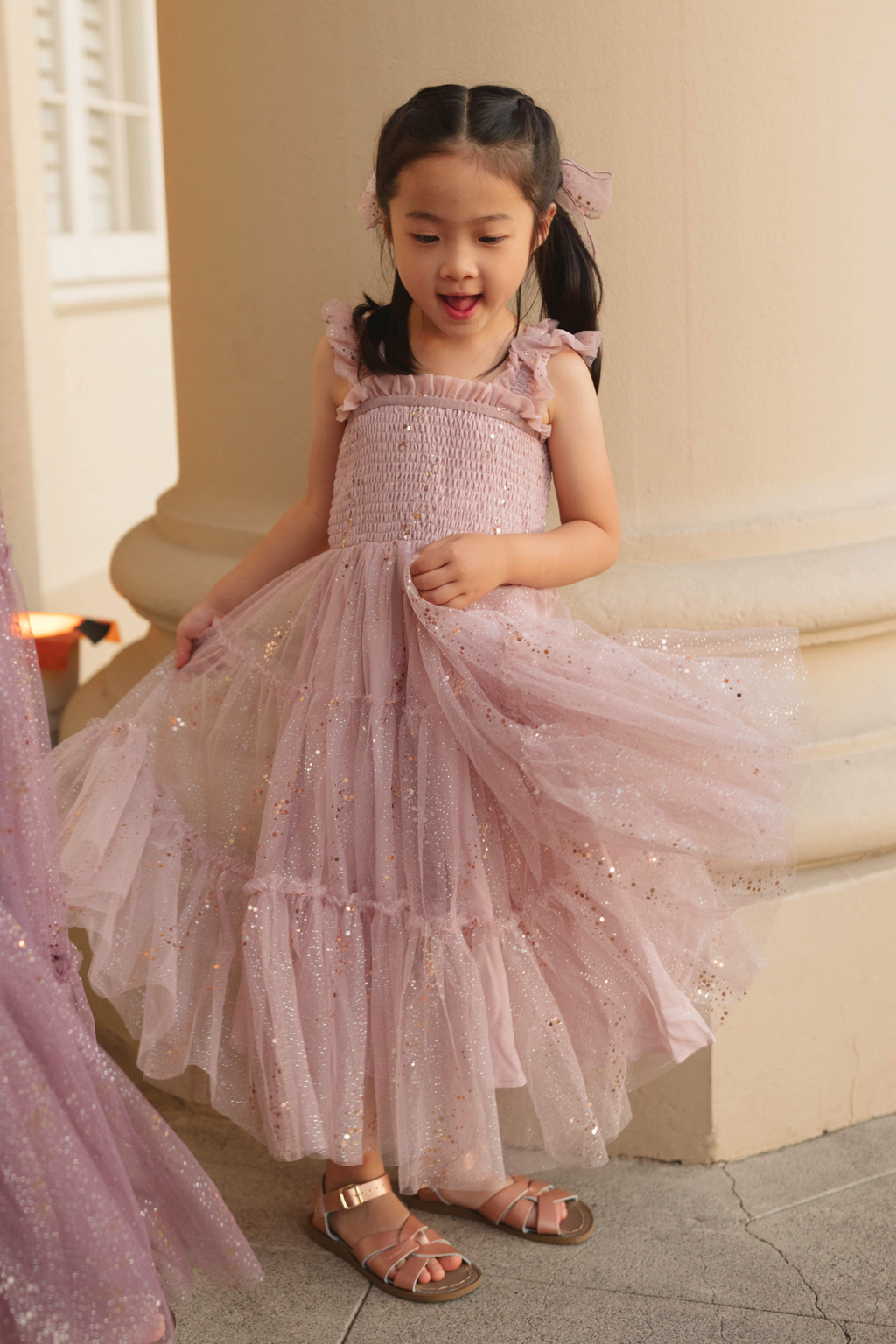 Glimmer Dress - Ballet Slipper