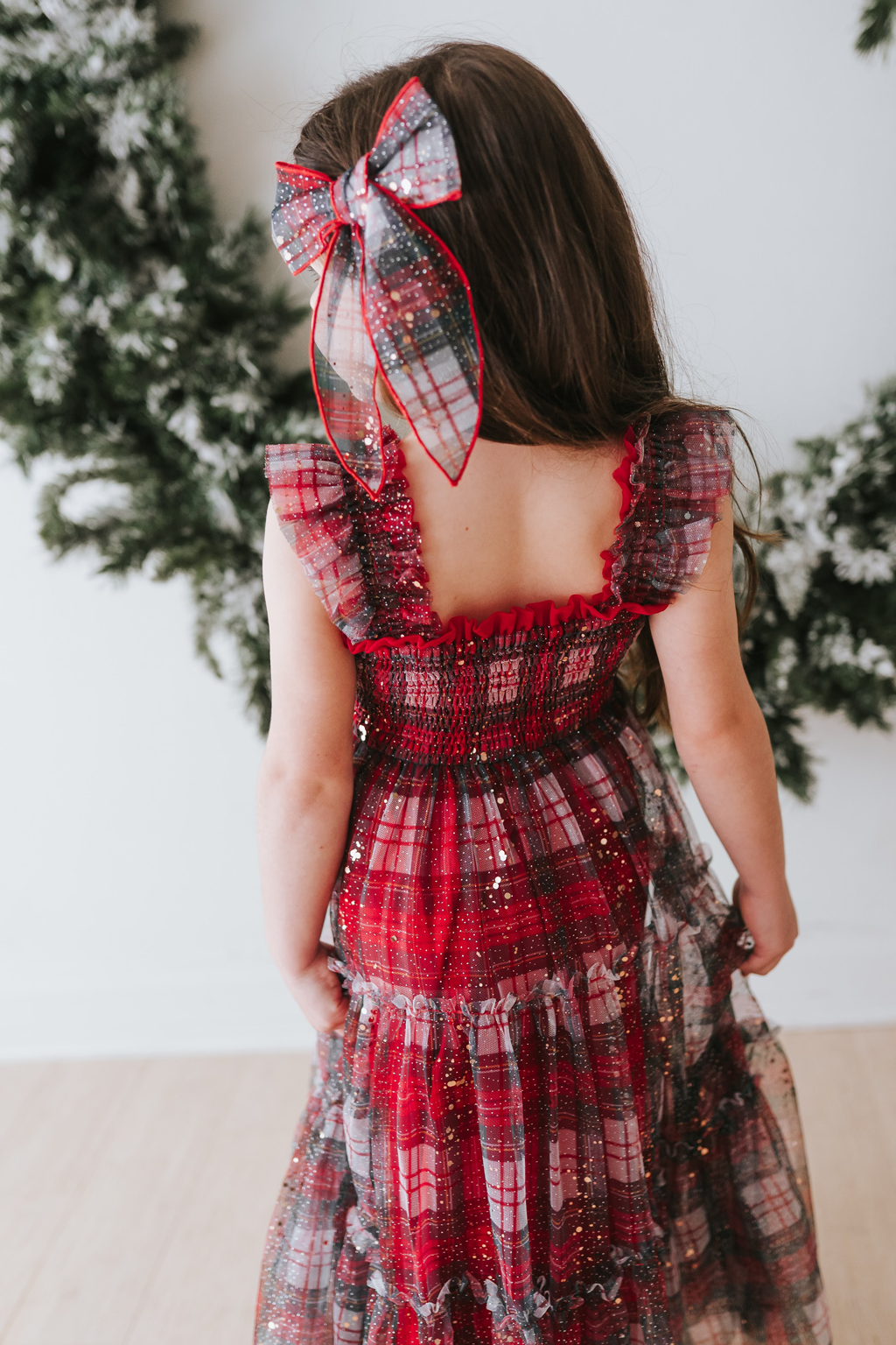 Glimmer Dress - Holiday Plaid
