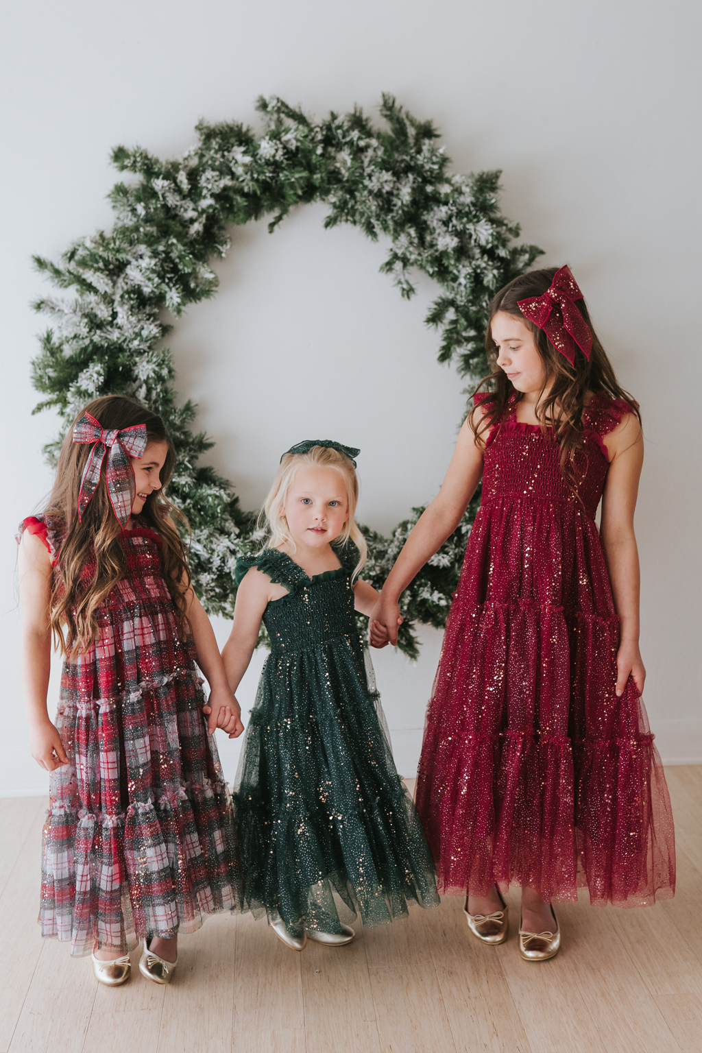 Glimmer Dress - Crimson