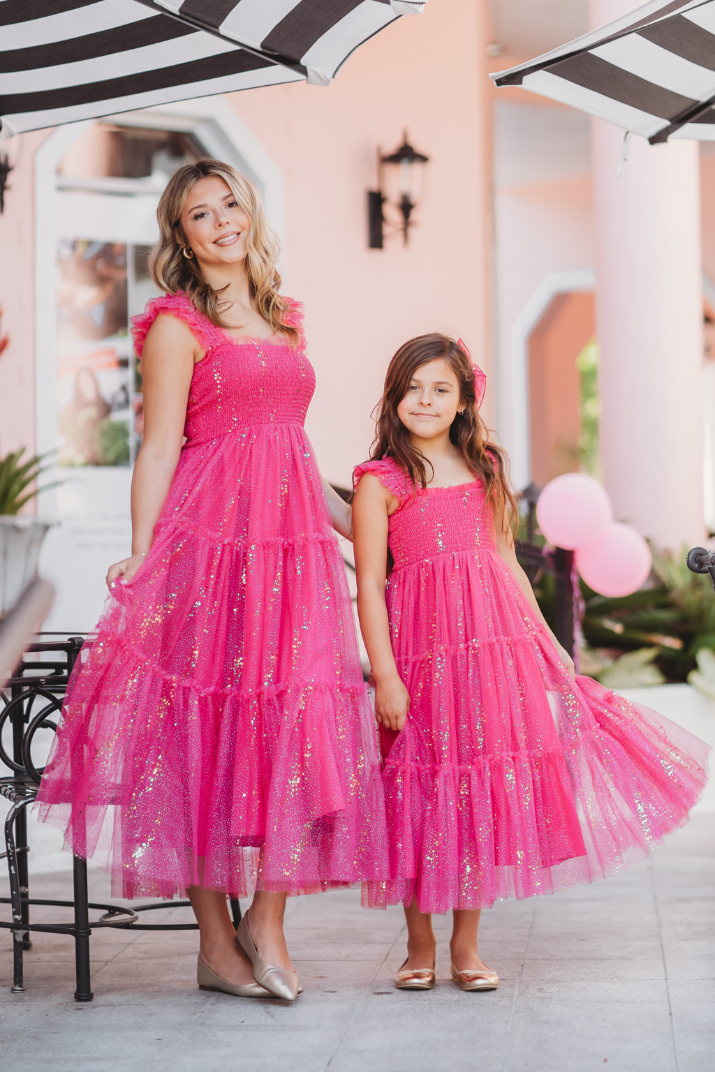 Glimmer Dress (Women) - Festive Fuchsia