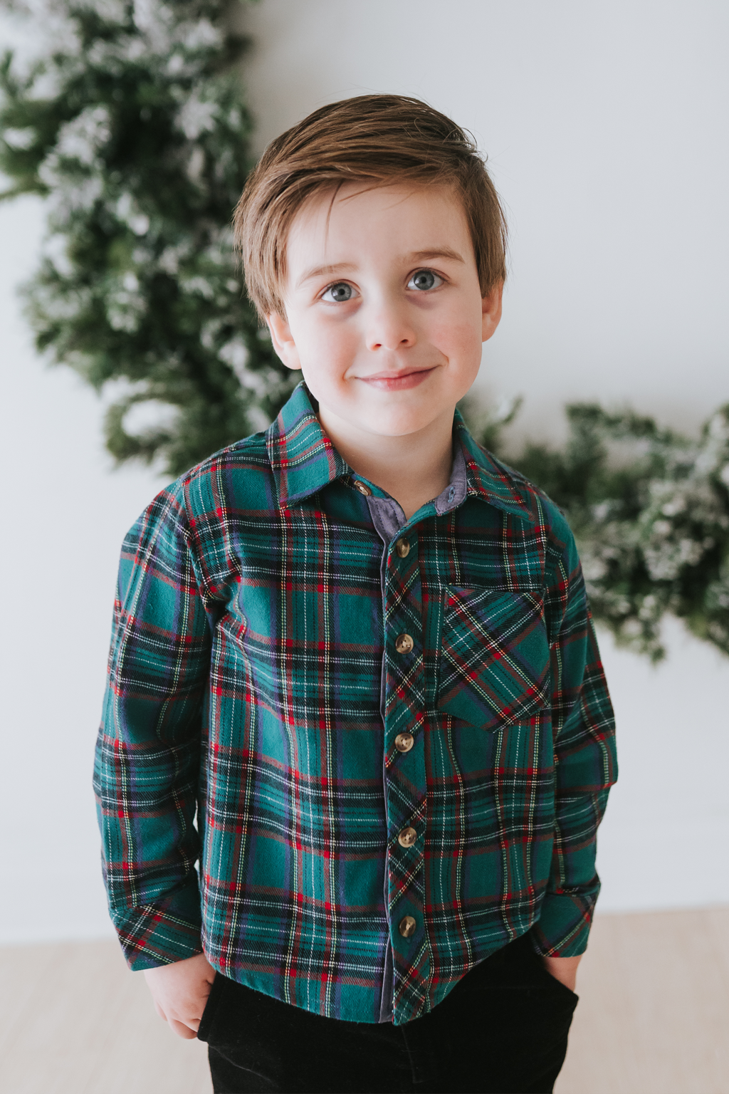 Mad for Plaid Shirt (Boys) - Green