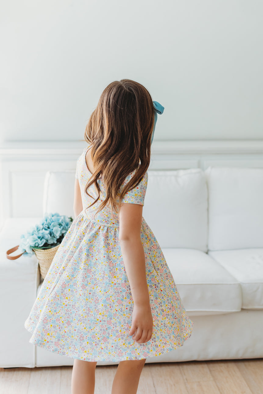 Organic Knit Ballet Dress - Posies