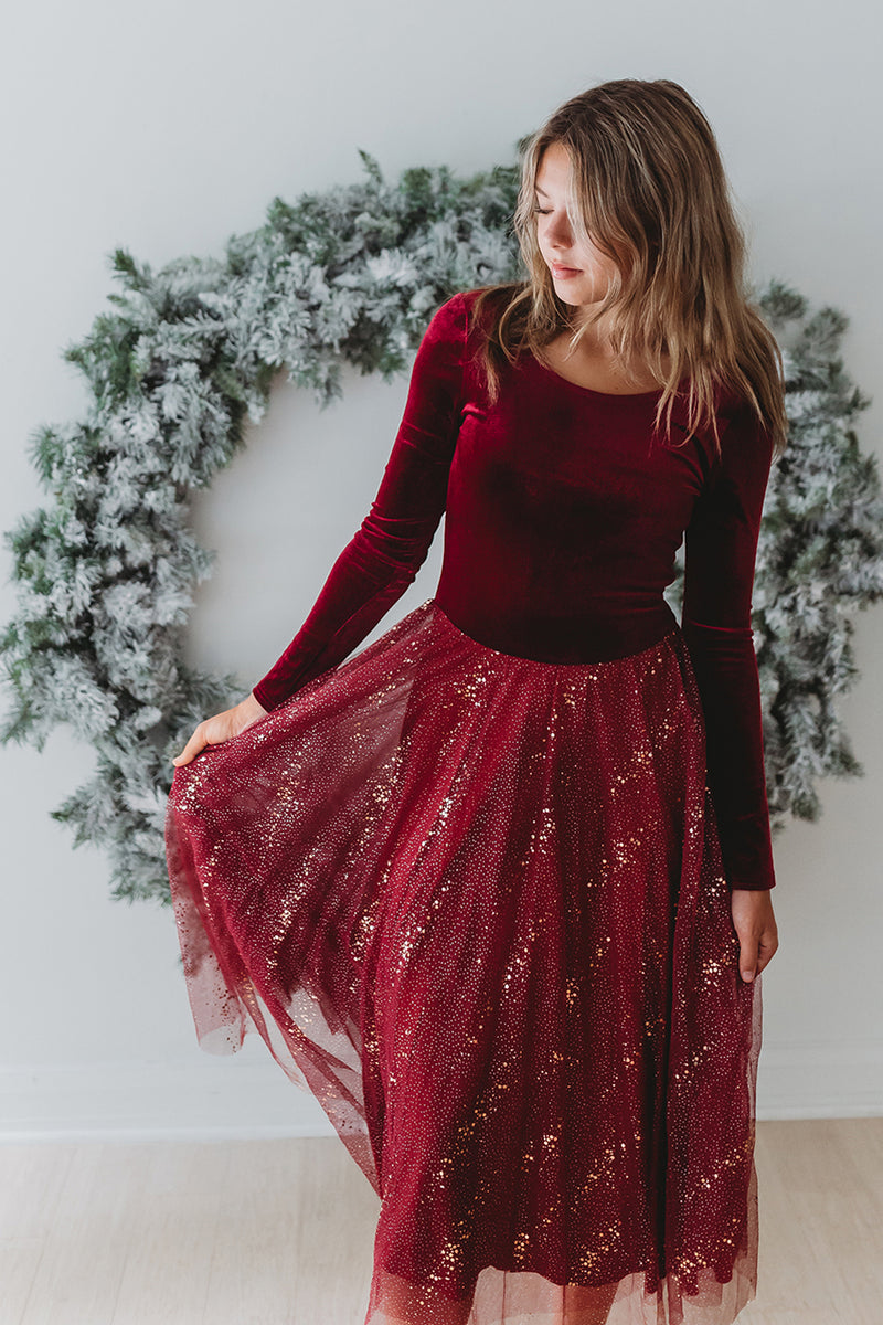 Velour Ballerina Dress (Women)