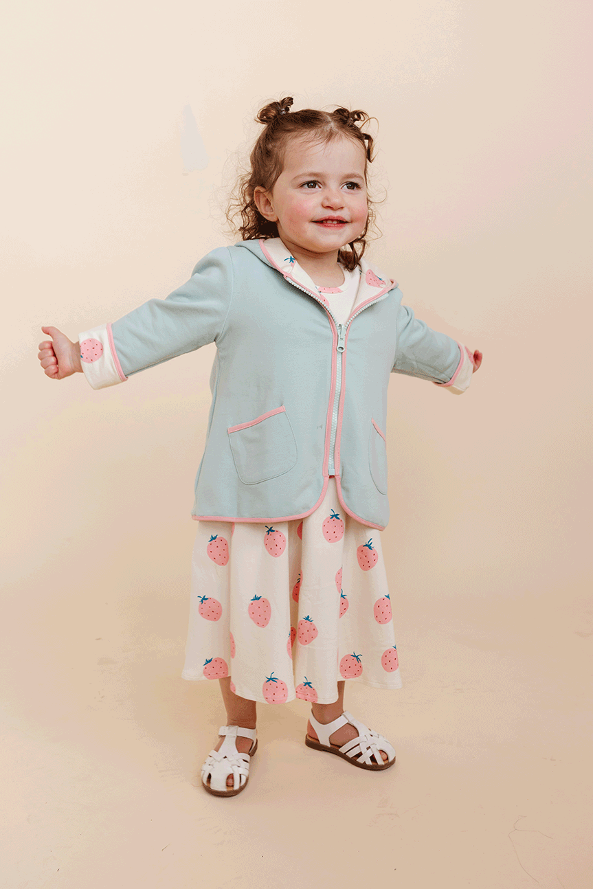 Organic Knit Ballet Dress - Berry Cute (FINAL SALE)