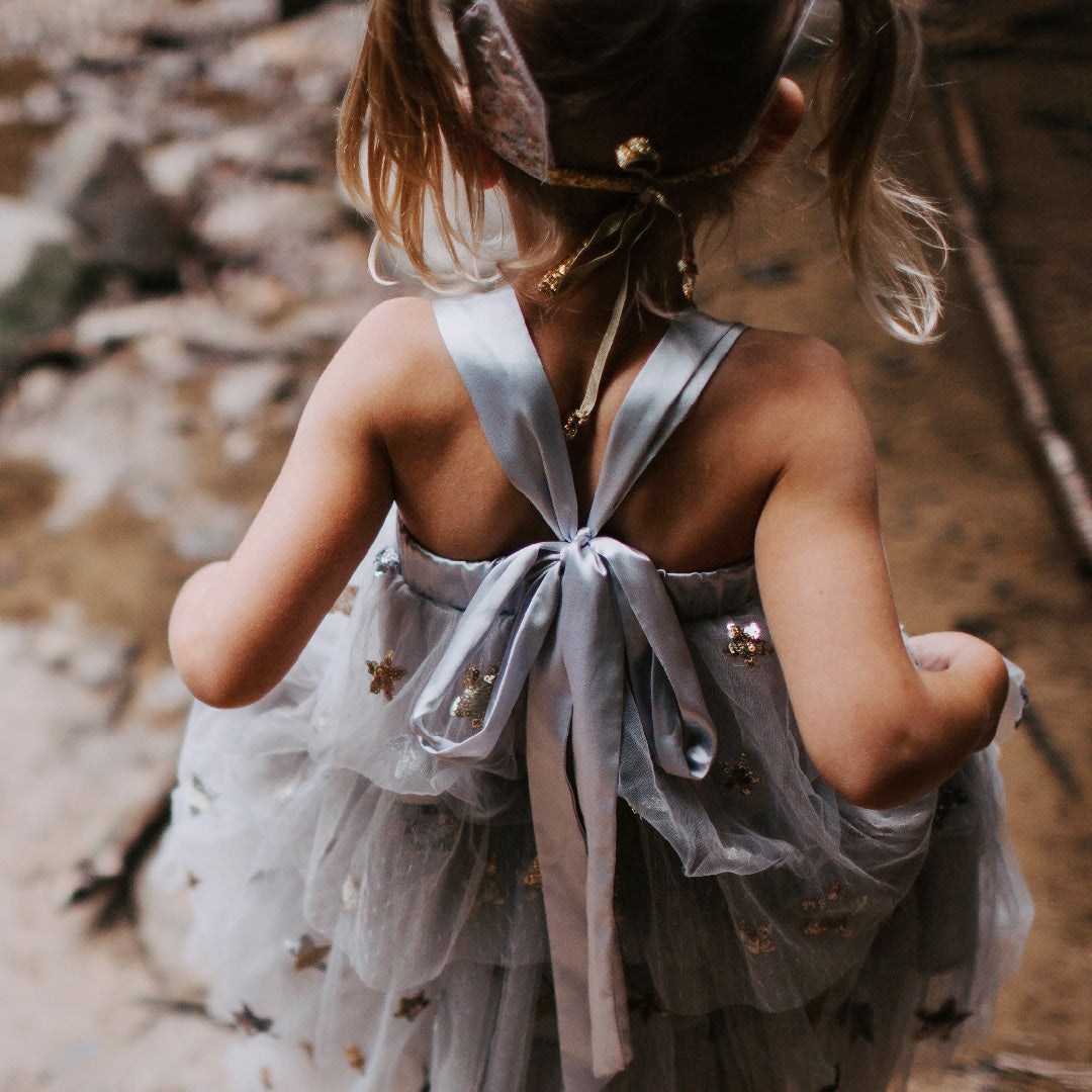 Little Princess Dress - Dove (FINAL SALE)