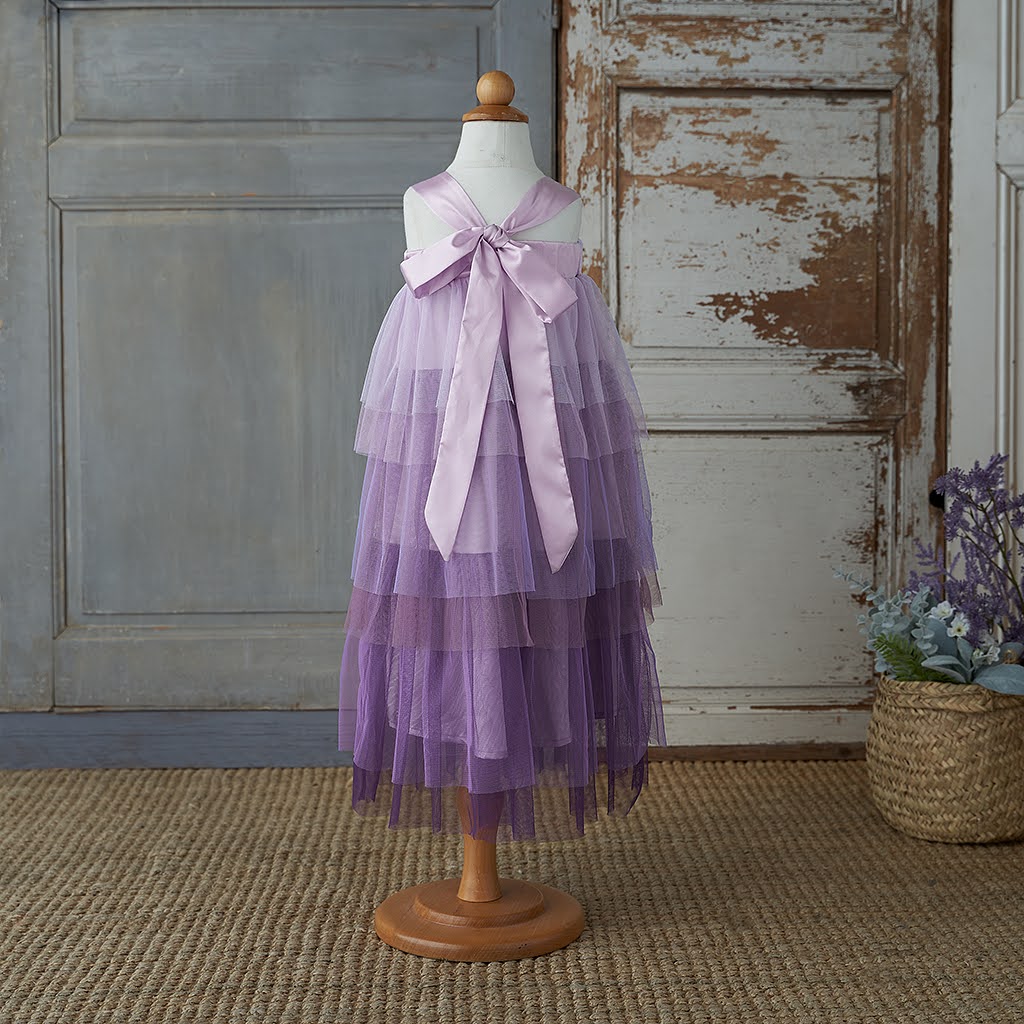 [Sample] Ombre Dress - Orchid (FINAL SALE) 2/3T