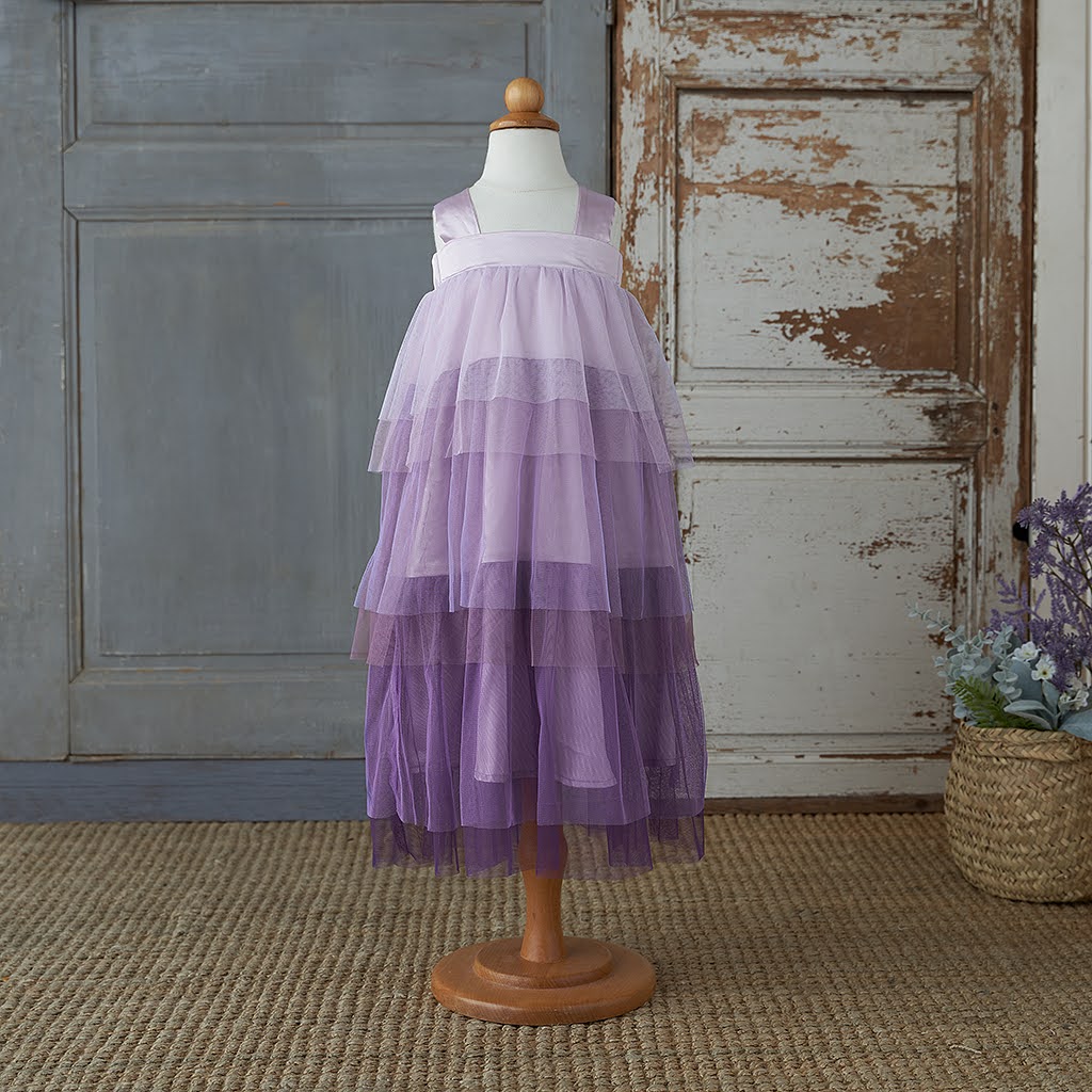 [Sample] Ombre Dress - Orchid (FINAL SALE) 2/3T