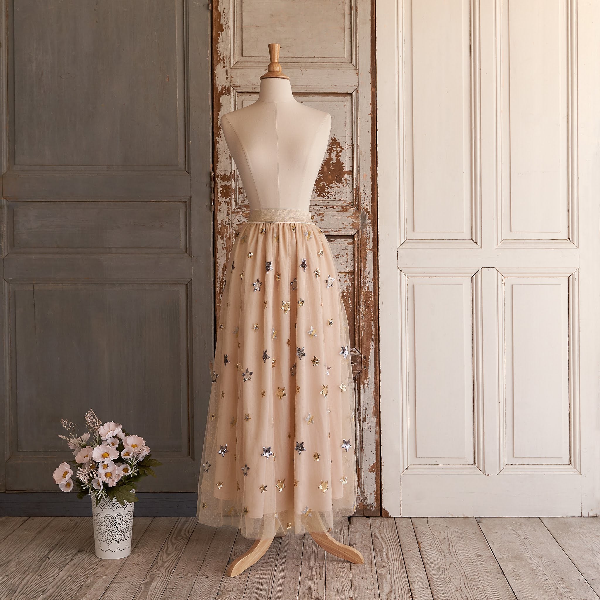 Princess Maxi Skirt (Women) - Blush (FINAL SALE)