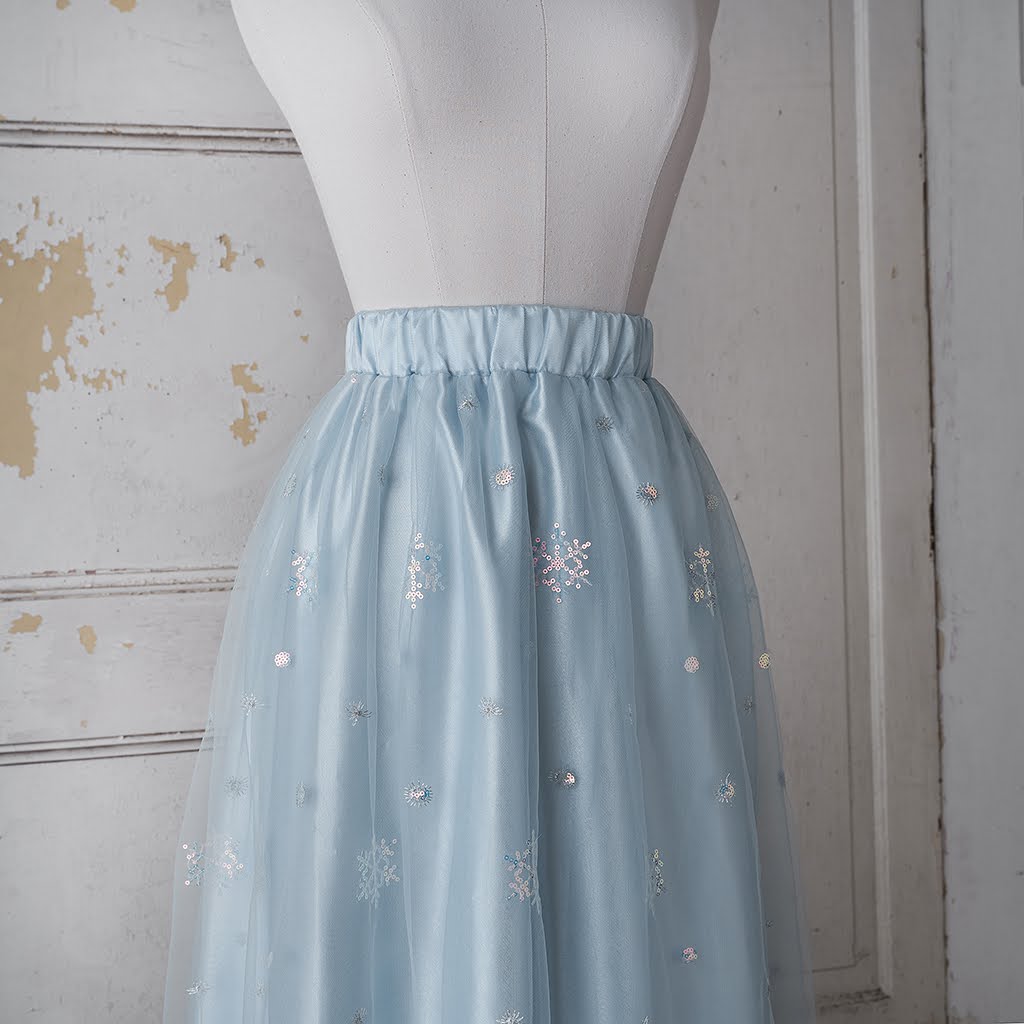 Winter Wonderland Maxi Skirt (Women) - Frost (FINAL SALE)