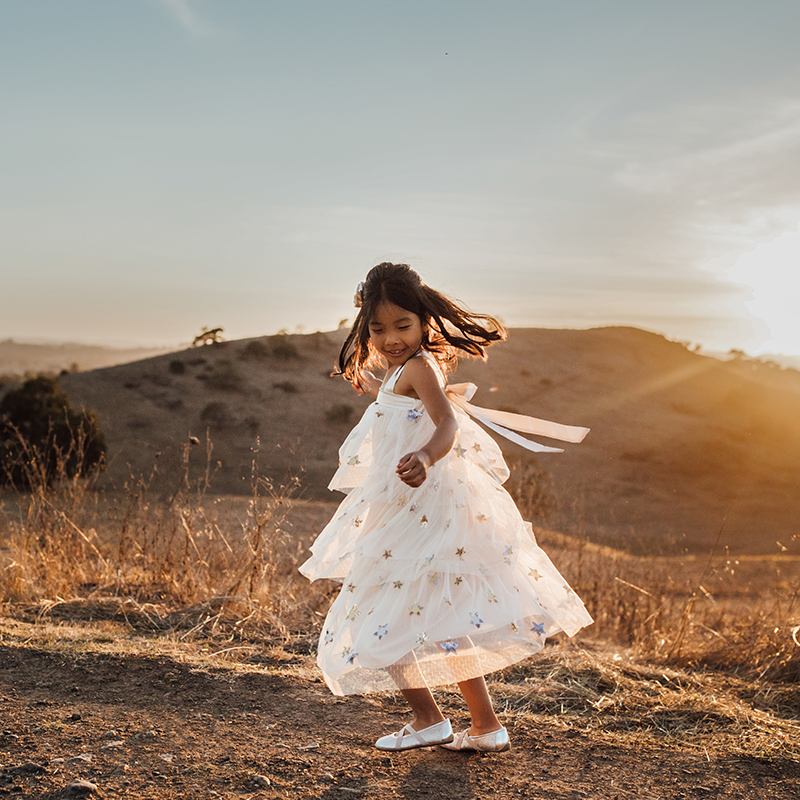 Little Princess Dress - Pearl (FINAL SALE)