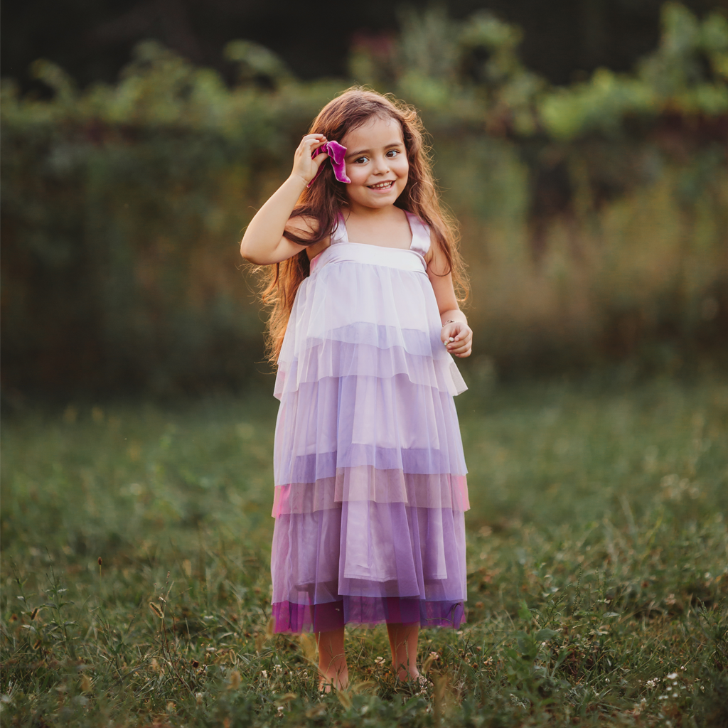 [Sample] Ombre Dress - Orchid (FINAL SALE) 2/3T