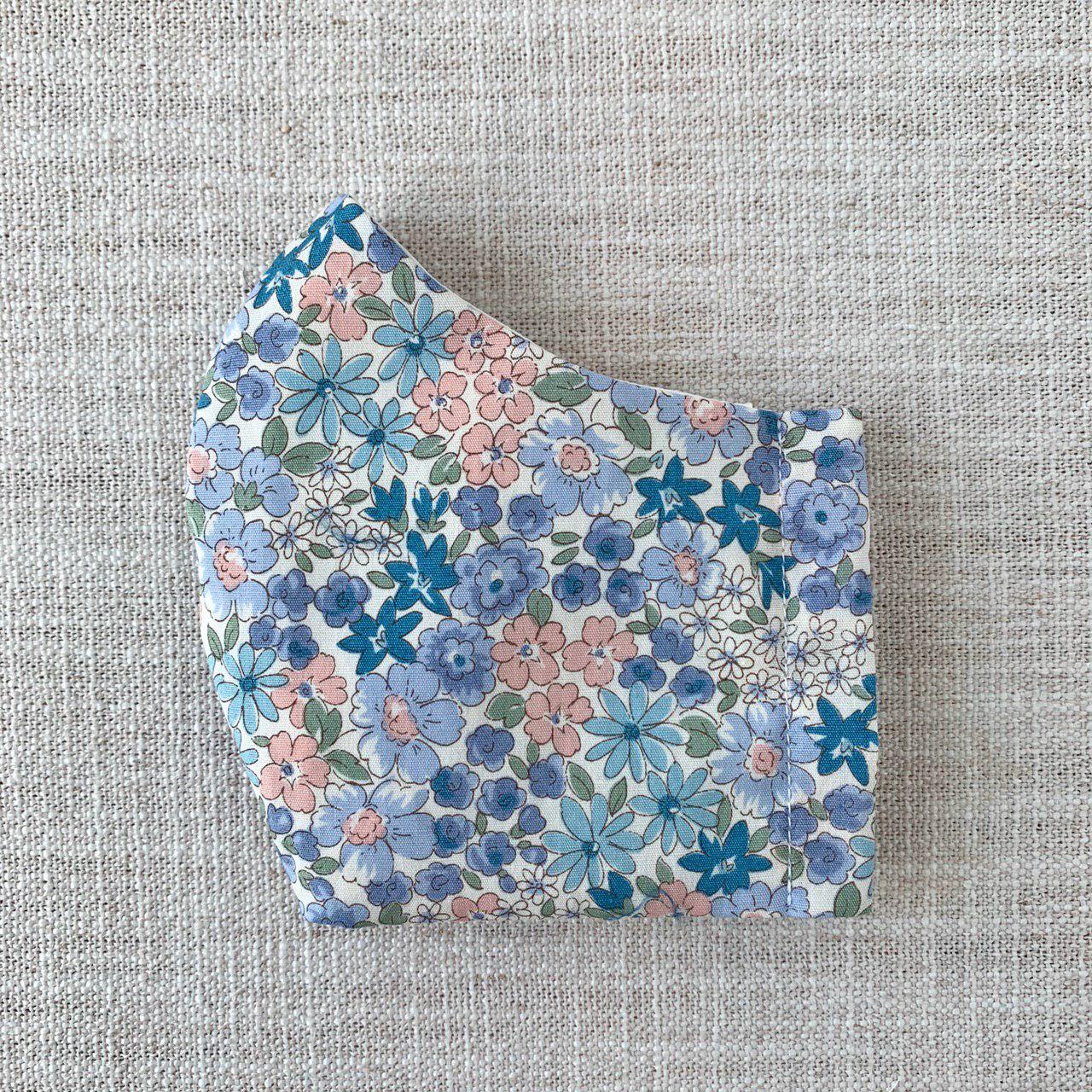 Cloth Mask - Blue Bouquet